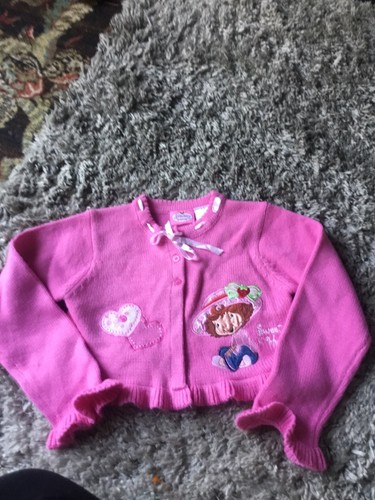 Vintage Strawberry Shortcake Berry Sweet Cardigan 2006 Size 6 New No Tags - Picture 8 of 9