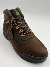 New TIMBERLAND SZ 10 FIELD Mid Boot MEN Waterproof L/F Dark Brown Nubuck 0A18A6