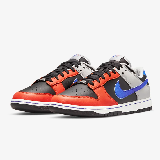 Nike Dunk Low Retro Shoes 'Black/Orange/Blue' (DD3363-002
