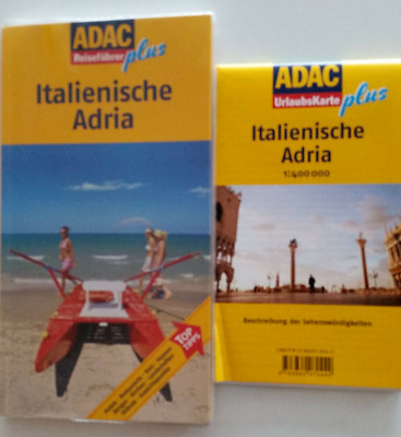 Italienische Adria Reiseführer plus mit Urlaubskarte - ADAC-Verlag - (2012)
