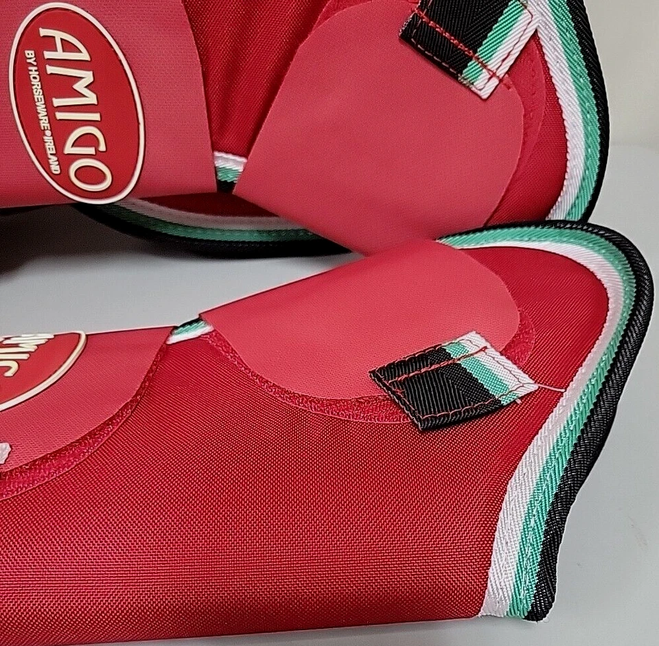 Botas de Viaje Amigo de Horseware Ireland Rojo/Blanco/Verde/Negro Pony DBRTOO PY NUEVAS Foto 3 de 4