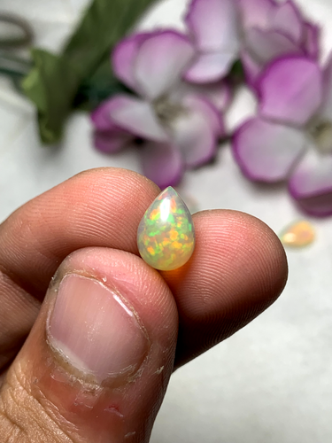 Opale noire, pierre brute brute naturelle d'Éthiopie, cristal d'opale noire AAA, fabrication de bijoux, opale noire, pierre brute brute, opale de feu, 14,95 cts - France