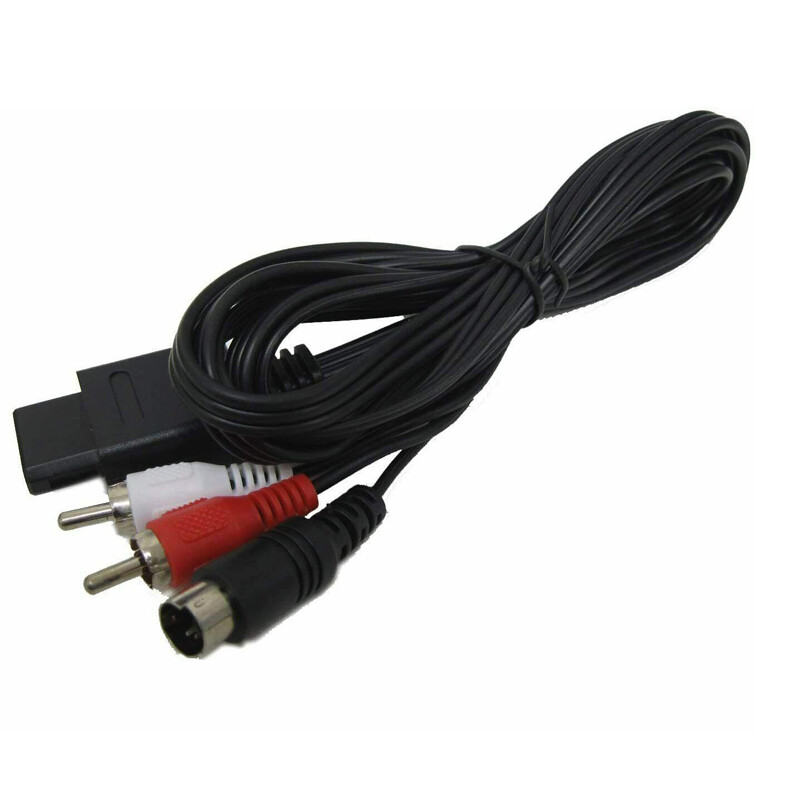 SVideo Cable Cord for Nintendo N64 64 SNES GameCube Composite Audio