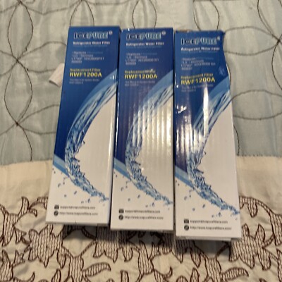 ICEPURE Refrigerator Water Filter RWF1200A Pack of 3