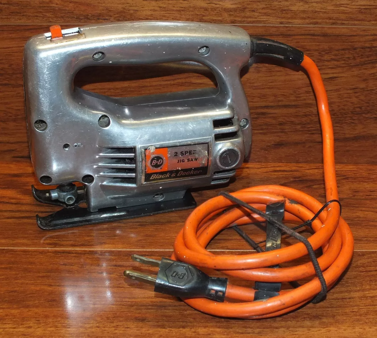 Vintage Black & Decker Jigsaw 2 Speed 120v Model 7514 Made In USA