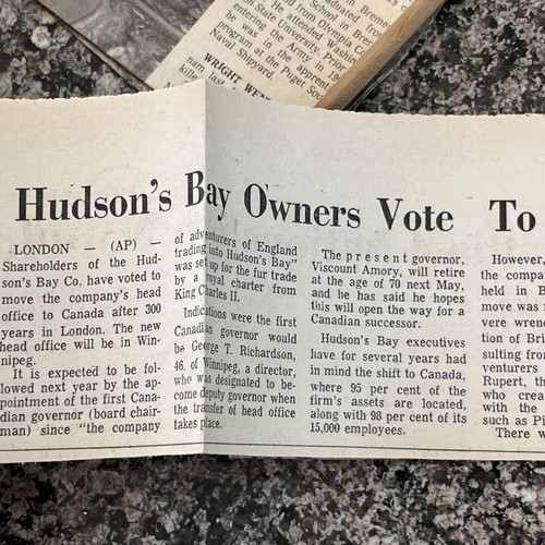 1966 THE HONOURABLE COMPANY HISTORY OF THE HUDSON'S BAY CO DOUGLAS MACKAY Rare - Foto 15 di 18