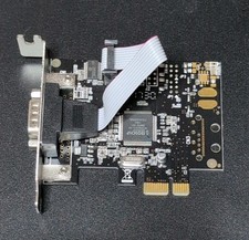 Syba Single Port Rs-232 DB9 Serial PCI-Express 2.0 x1 Card SD-PEX15021