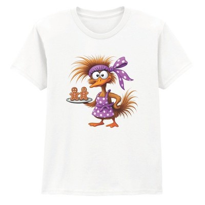 Mein kleiner Koch macht Lebkuchen Jungen Mädchen Kinder T-Shirt Lebkuchenbäcker Vogel