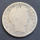 1897 P Barber Half Dollar Philadelphia 90% Silver