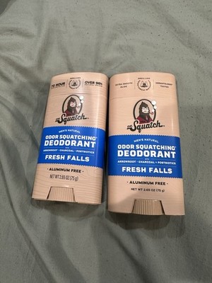 Dr. Squatch Fresh Falls Deodorant, 2-Pack, 2.65 oz Each