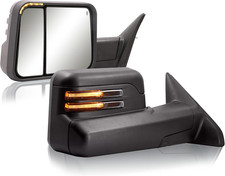 Towing Mirror Replacement with 2009-2018 Dodge Ram 1500 2500 3500 Pickup Truck w