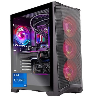 Gaming PC Intel Core i7 13700K RTX 4070 32GB DDR5 360mm AIO Black Skytech NVIDIA