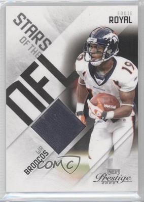 2009 Playoff Prestige Stars of the NFL Materials 85/100 Eddie Royal #5 0a1
