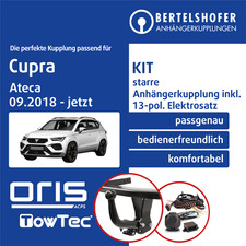 Für CUPRA Ateca Typ KH7/ KHP 09.2018-jetzt AHK starr +13pol spez E-Satz NEU TOP