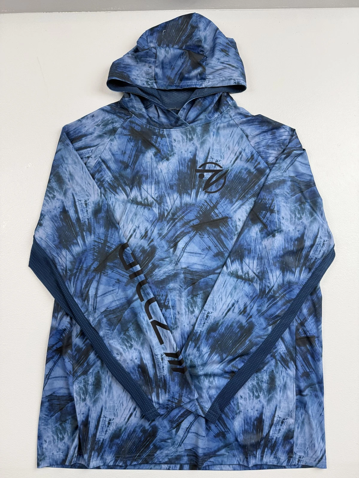Gillz Shirt Mens 2XL Blue Hooded Long Sleeve Performance Fishing UPF Tee
Opens in a new window or ta