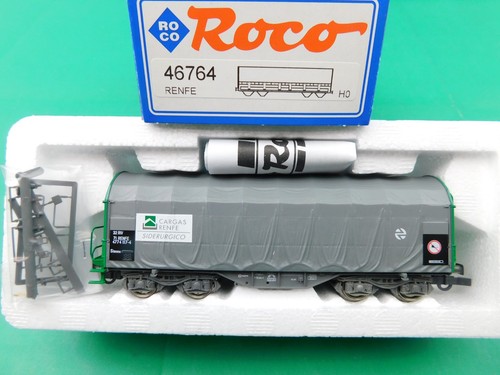 B06 Roco 1:87 H0 Güterwagen 46764 RENFE Schiebeplanenwagen AC KKK OVP TOP | Zustand: Gebraucht