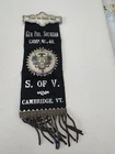Sons of Veteran Post Ribbon-Phil Sheridan Camp - No 46- Cambridge VT- Mourning