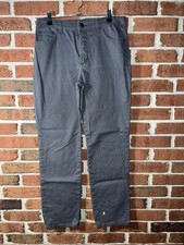 Lee Relaxed Fit Straight Leg High Rise Womens Size 10 Medium Pants Gray