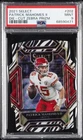 2021 PANINI SELECT DIE-CUT ZEBRA PRIZM #202 PATRICK MAHOMES II PSA 9