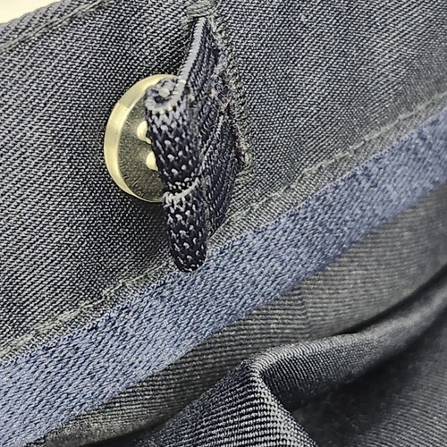 French Toast Pleated Skirt Girls 18.5 Blue School Uniform Adjustable Waist Zip - Picture 5 of 9