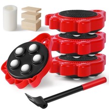 Furniture Lift Mover Tool Set Heavy Duty Movers 700Lbs Capacity 360 Sliding Base