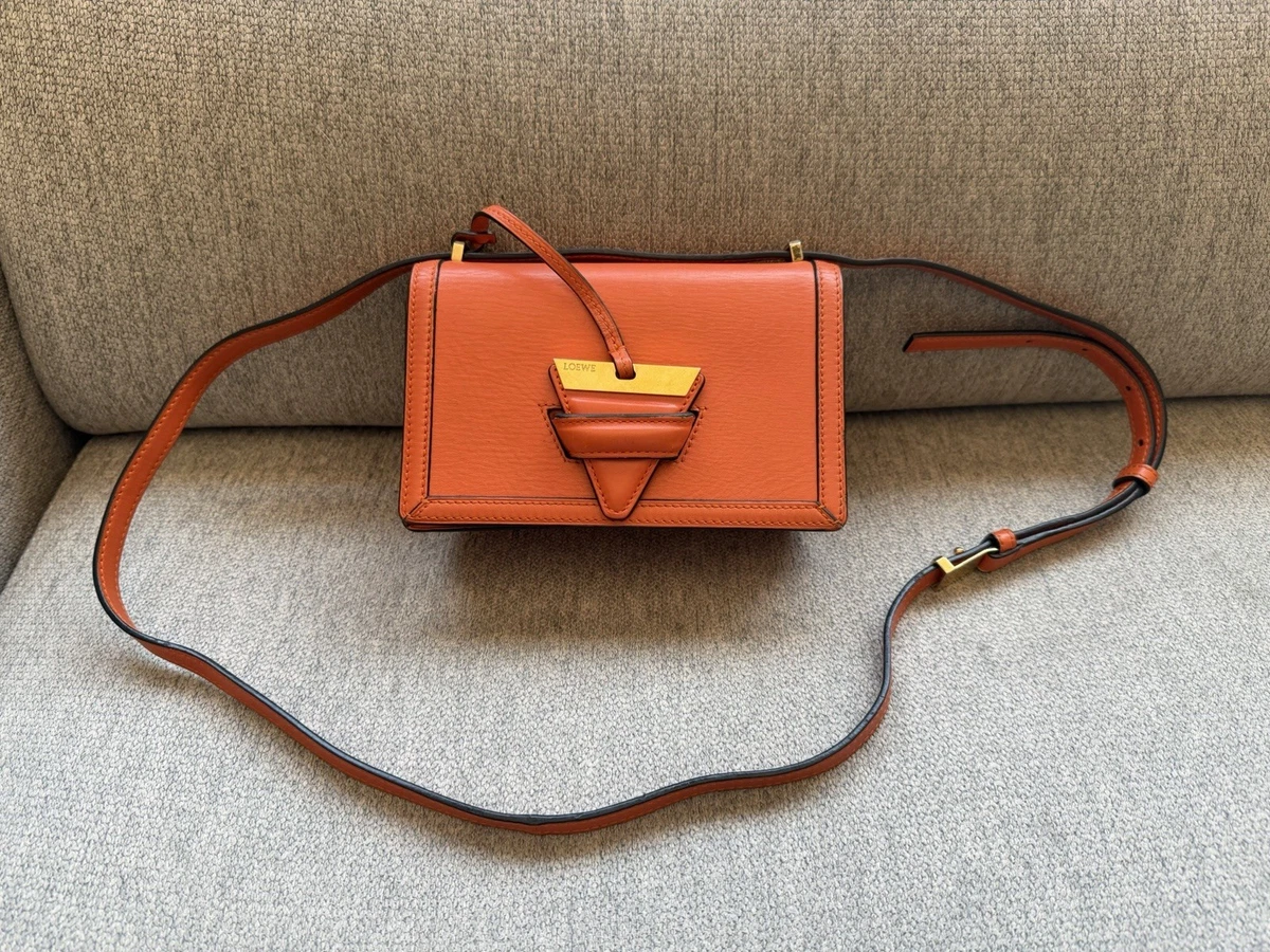 Orange Leather Exterior Loewe Bags & Handbags for Women for sale