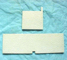 PLASTICVILLE GAS STATION GO-2 SIDE  BACK PANELS TO USE WITH TRAIN OR VILLAGE