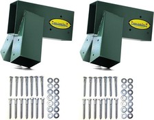 2 Pack Heavy-Duty A-Frame Brackets for Swing Sets with All Mounting Hardware