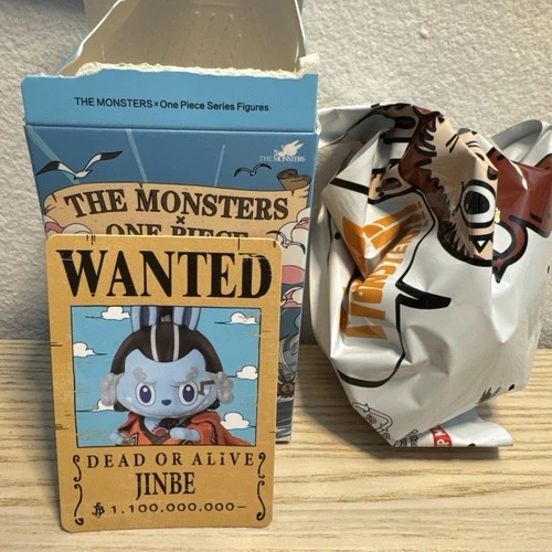 One Piece Labubu Jinbe Figure [Opened Box] - Authentic Official