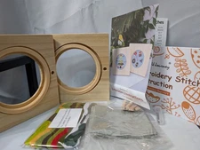 Hand U Journey DIY Christmas Embroidery Set For Beginners Needlepoint