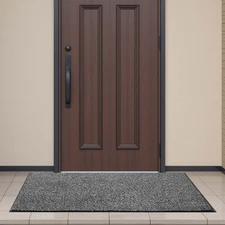 VEVOR Front Door Mat 5 x 3 ft Commercial Floor Carpet with PVC Backing Grey
