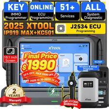 XTOOL IP919 MAX KC501 Car IMMO Key Programming J2534 Programming Diagnostic Tool