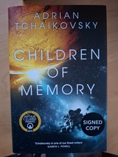 Image of SIGNED- Children of Memory by Adrian Tchaikovsky, 1st UK Ed/1st Print, HARDCOVER