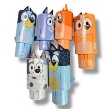 Bluey Wooden Carry Along House Figures Lot - Wooden Bluey Figures Set Of 6