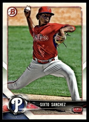 2018 Bowman Draft Sixto  Sanchez Philadelphia Phillies #BD-75