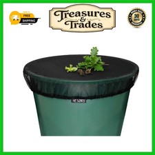 Rain Barrel Net Cover - Mosquito & Debris Protection 80 cm Diameter