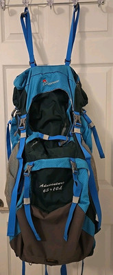 Mountaintop Adventure 65+ 10L Hiking Backpack Internal Frame Pockets Lightweight
