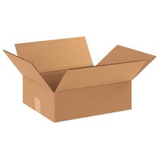 GRAINGER APPROVED 11R323 PK 25 Shipping Box,12x10x4 in 11R323