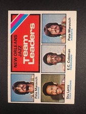 Click to enlarge New Orleans Jazz Team Leaders (Pete Maravich / Stu Lantz / E.C. Coleman)