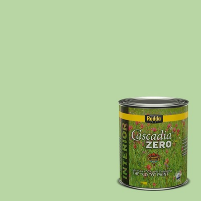 #ad Rodda Paint CASCADIA ZERO Interior Flat Paint amp; Primer in One Quart Green S... $26.05