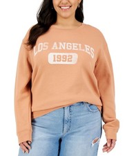Love Tribe Womens Plus Size Los Angeles Graphic Sweatshirt 2X