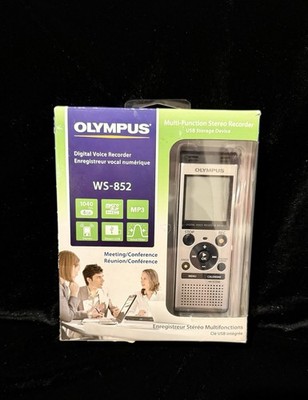 Olympus WS-852 Digital Voice Recorder 4GB MP3 Stereo Handheld Dictaphone CIB