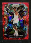 ANTHONY EDWARDS 2020-21 Prizm #258 RED ICE PRIZMS Rookie Card RC SP TIMBERWOLVES