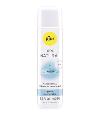 Pjur Med Natural Glide Water Based Moisturizing Intimate Lubricant 3.4 oz