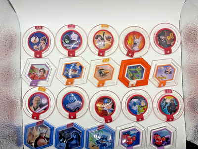 #ad Disney Infinity Power Disc Lot of 20 Discs Various Types Rares. Lot 4. $13.99