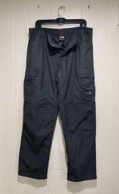 The North FaceMen s Gray Paramount Convertible Hiking Pants Size 36 New w/o Tag