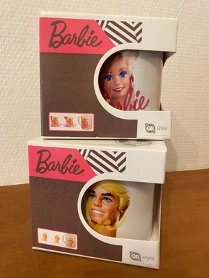 Tassen 2er Set Lizenzware Barbie & Ken Porzellantassen Neuware in Originalbox - Bild 1 von 3