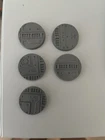 Necromunda 32mm Bases 5 Warhammer 40K NIB  Blister Pack