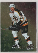 1998-99 BE A PLAYER GOLD AUTO JASON ALLISON AUTOGRAPH IN THE GAME 156 BRUINS