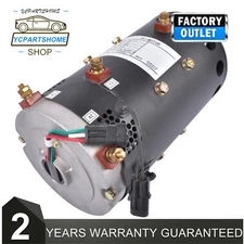 XQ-5.3 Electric Cart DC Motor w/Sensor for 48 Volt Motor XQ 5.3 19 Spline 5.0 HP